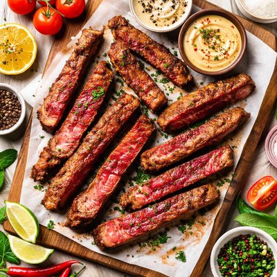 Image of Steak Fingers for Rare Steak Lovers