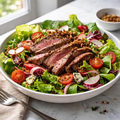 Image of Steak Lettuce Salad