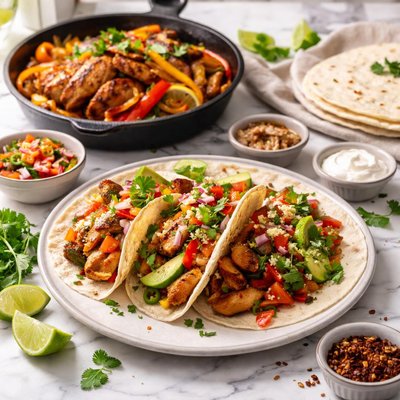 Image of Steak or Chicken Fajitas