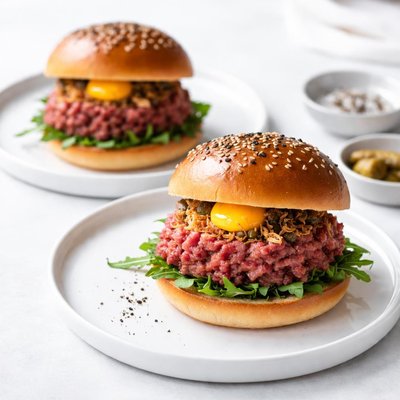 Image of Steak Tartare Burgers