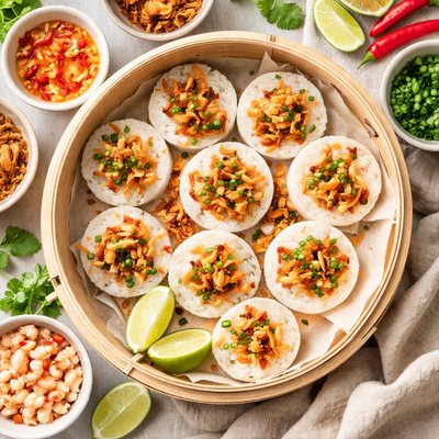 Image of Vegetarian Steamed Rice Cake