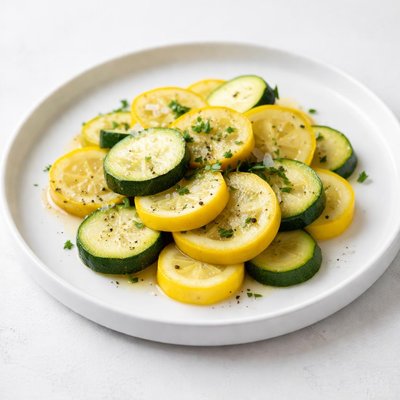 Image of Steamed Summer Squash in Butter