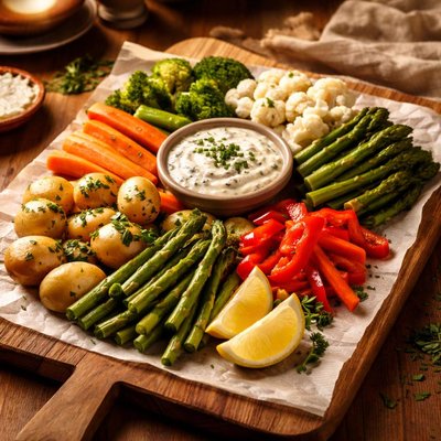 Image of Steamed Vegetable Platter Gronsaksfat