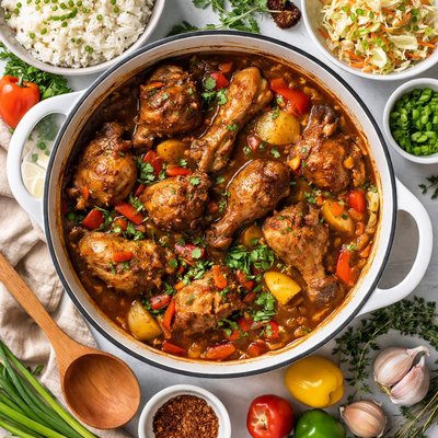 Image of Stewed Chicken Trinidad Style