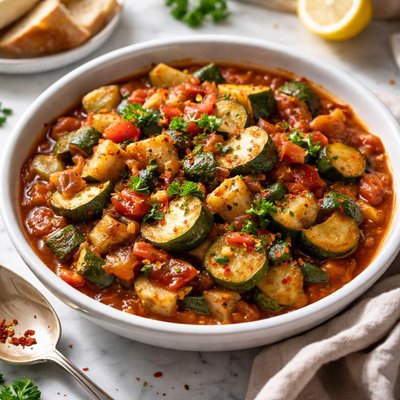 Image of Calabacines Estofados de la Dieta Mediterránea