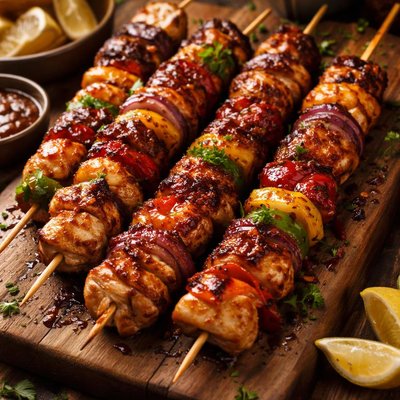 Image of Stick to Your Ribs Chicken Kebabs