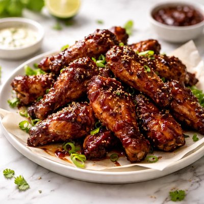 Image of Sticky Bbq Chicken Wings