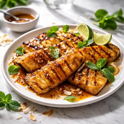 Image of Sticky Chargrilled Pineapple