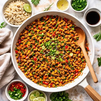 Image of Carne Picada Salteada con Verduras al Estilo Keto