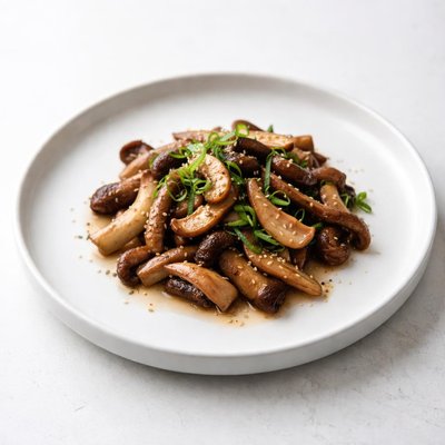 Image of Champiñones salteados sin lácteos.