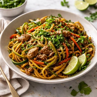 Image of Fideos Salteados sin Soya