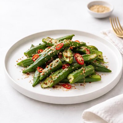 Low Fat Stir-Fried Okra Recipe