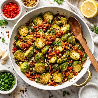 Image of Stir Fried Brussels Sprouts