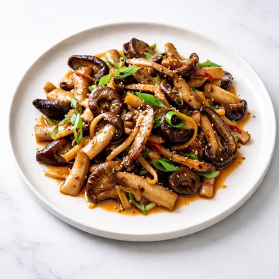 Image of Stir Fried Ginger Mushrooms