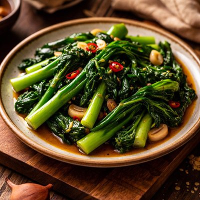 Image of Stir Fried Kai Lan or Broccoli