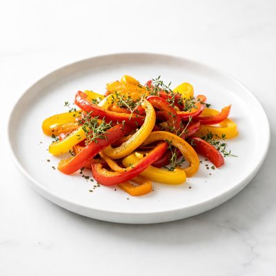 Image of Stir Fried Peppers with Thyme