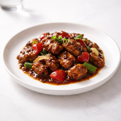 Image of Stir Fried Pork in Black Bean Sauce
