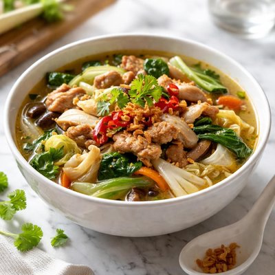 Image of Stir Fried Pork Soup