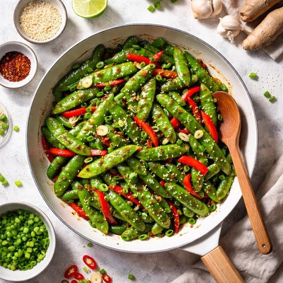 Image of Stir Fried Snow Peas