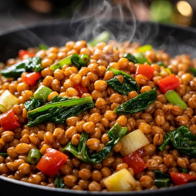 Image of Stir Fried Wheat Berries