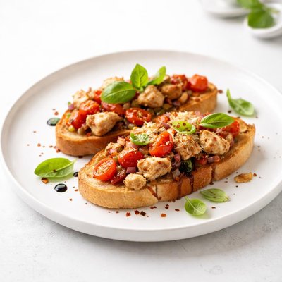 Image of Stir Fry Chicken Bruschetta