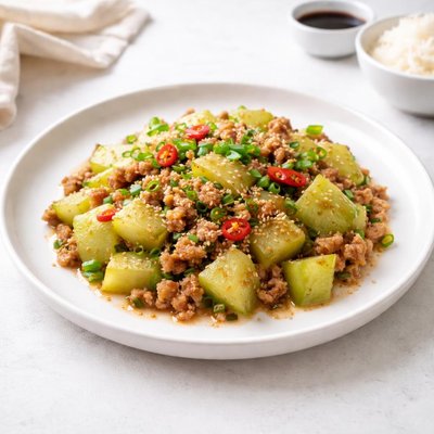 Image of Stir Fry Opo with Ground Pork