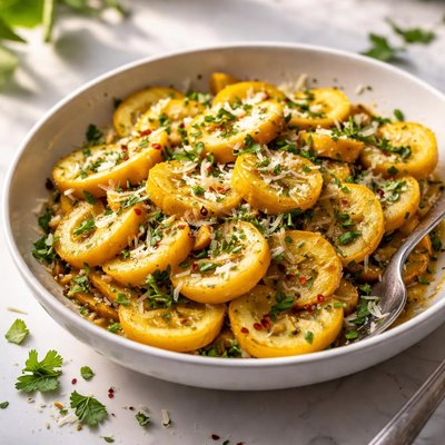 Image of Stir Fry Parmesan Yellow Squash