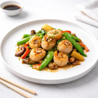 Image of Stir Fry Scallops