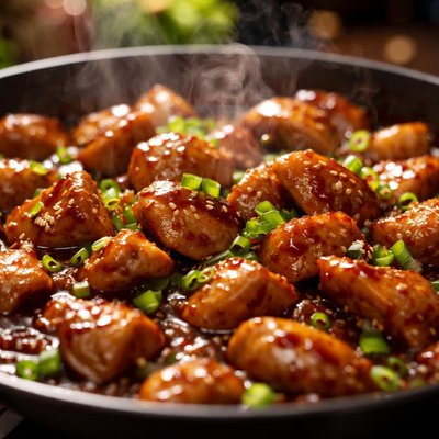 Image of Stove Top Bourbon Chicken