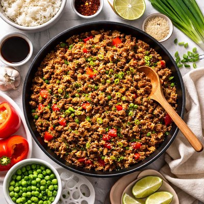 Image of Stove Top Rice Oriental Ground Beef