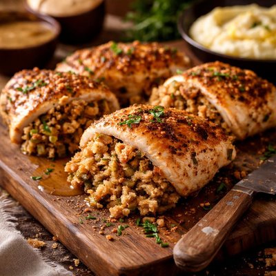 Image of Stove Top Stuffed Chicken Breasts