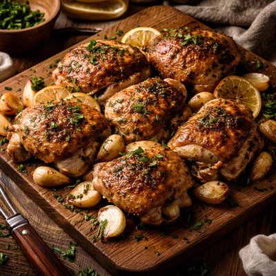Image of Stoved Garlic Chicken