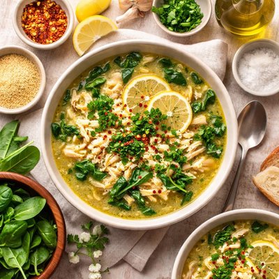 Image of Vegan Stracciatella Soup