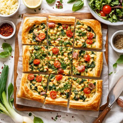 Image of Strata in Puff Pastry