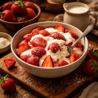 Image of Strawberries and Cream