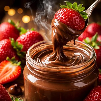 Image of Strawberries and Nutella