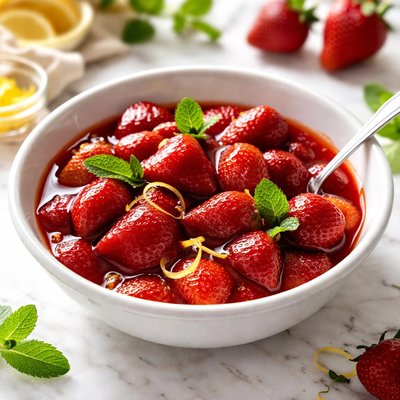 Image of Strawberries in Syrup