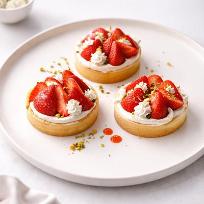 Image of Strawberries N Cream Tarts