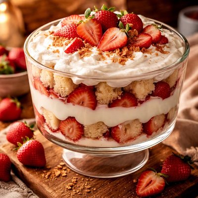 Image of Strawberries N Cream Trifle