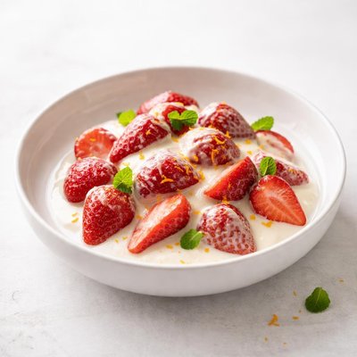 Image of Strawberries Romanoff Taste Just Like La Madeleine Copycat