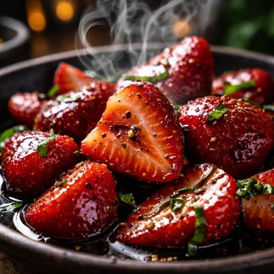 Image of Strawberries with Balsamic Vinegar
