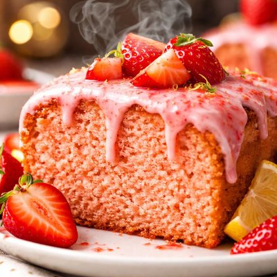 Image of Strawberry 7 Up Cake