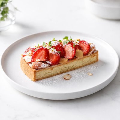 Image of Strawberry Almond Slice