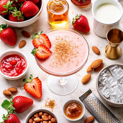 Image of Strawberry Amaretto Alexander