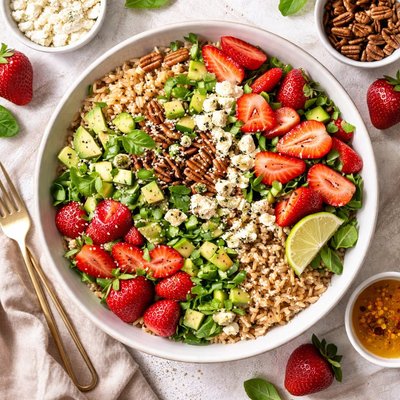 Image of Strawberry and Brown Rice Salad