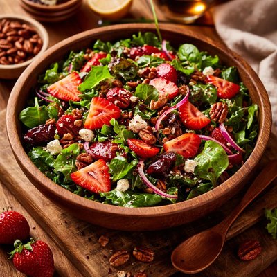Image of Strawberry and Greens Salad