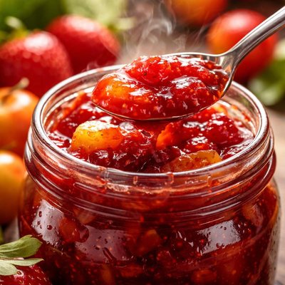 Image of Strawberry and Rainier Cherry Jam
