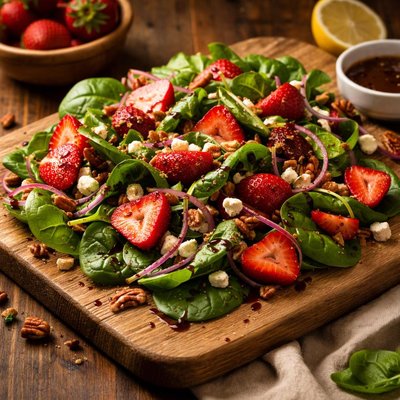Image of Strawberry and Spinach Salad