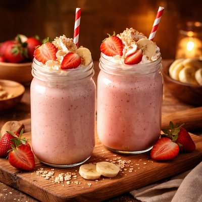Image of Strawberry Banana Shakes