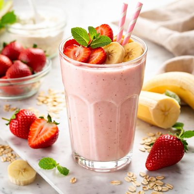 Image of Strawberry Banana Yogurt Shake